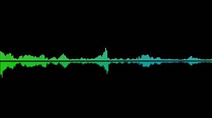 Abstract music sound wave equalizer or audio voice and soundtrack. waveform isolated on black background. Line digital Simple Sound Vibrations Animation, soundwave soundwave background. audio form,