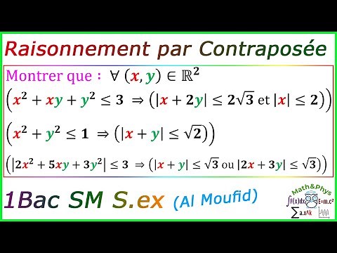 Raisonnement par Contraposée - Logique Mathématique - 1 Bac SM S.ex - [Exercice 28]