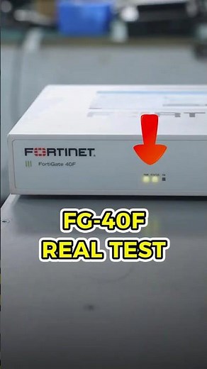 Fortinet FG-40F Setup: What You Must Check Before Deployment #fortinet #firewall #test #fyp