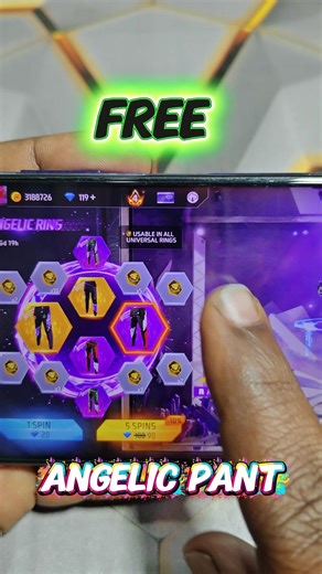 Free Fire Angelic Pant Free Mai Kaise Nikale 🔥| angelic pant in free fire 🤑#freefire #freefiremax