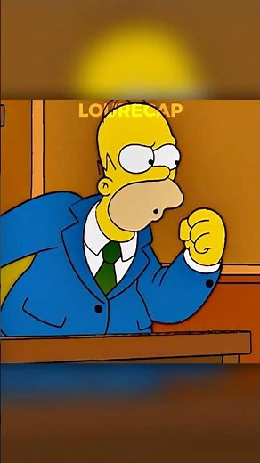 Homer de frente pro tribunal