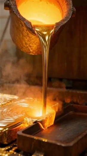 How gold bars are made