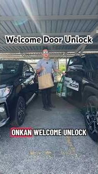 Perodua Traz H Welcome Door Unlock #perodua #louiskangperodua #peroduatraz #tipskereta