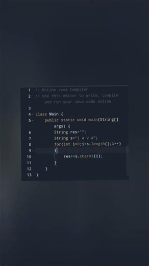 Remove Spaces from a String in java#coding