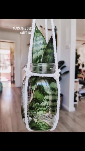 62K views · 477 reactions | Super easy and quick plant hanger tutorial diy  #macrametutorial #planthangers | Macrame Decor By Katerina | Facebook