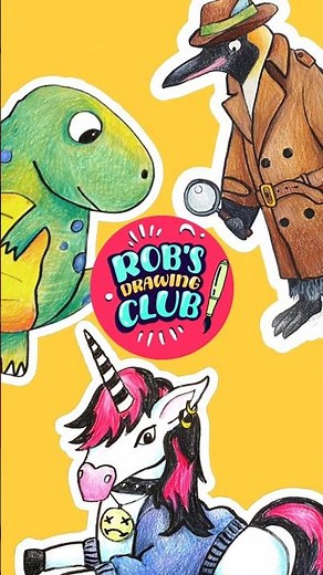 Drawing Fun, One Step at a Time on Rob's Drawing Club! 🎨