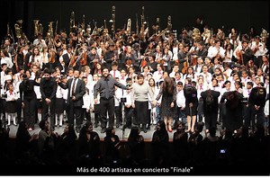 Más de 400 artistas en concierto Finale