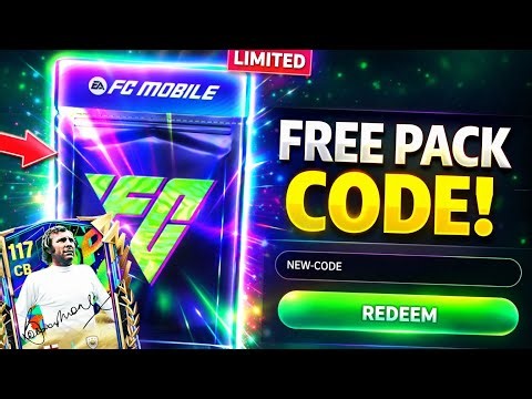 NEW REDEEM CODE 🔥 FREE PLAYER 113-117 🎁 IN EA FC MOBILE 26 !