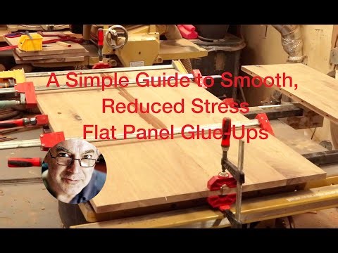 A Simple Guide to Smooth, Reduced Stress Flat Panel Glue Ups
