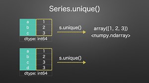 【pandas函数大全】Series.unique() 动画可视化快速讲解 python 必学库