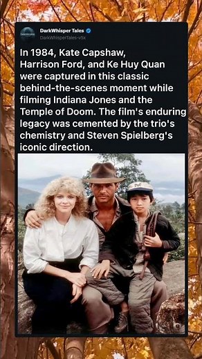 On the Set of Indiana Jones and the Temple of Doom (1984)