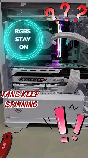 do your RGBs stay on or fans keep spinning after shutting down PC. FIX!