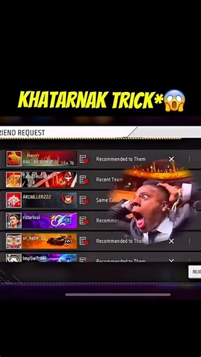 Free fire raistar and request send trick☠️￼￼