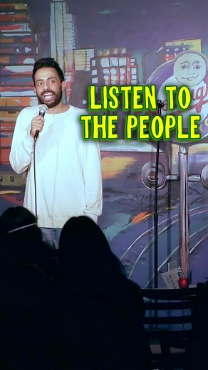 Listen to the people. The vast majority of Americans want a ceasefire. The people of Gaza are screaming for the b*mbs to stop. People around the world, including in Israel, are begging for the same. Listen to the people. As a comedian, this is the one thing I can tell you. #comedy #standupcomedy #history #politik
