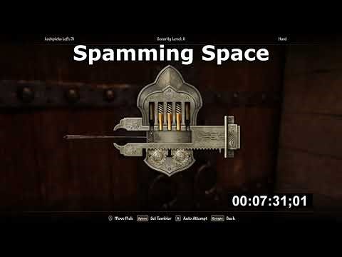 Max Out Lockpicking Skill Security in Less Than 10 Minutes In Oblivion Remake