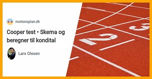 Cooper-test: Guide og værktøj til at beregne dit kondital