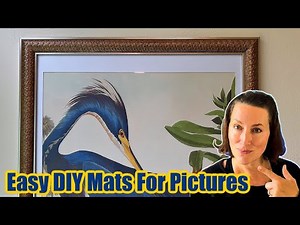 How To Cut Your Own Picture Frame Mat (CHEAP & EASY DIY Custom Matting Using A Matboard)