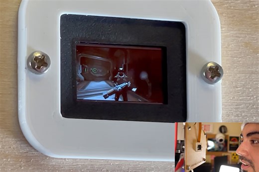 What It's Like to Game on Possibly the Smallest Monitor in the World