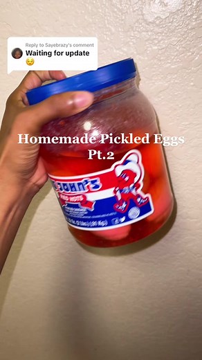 Homemade Pickled Eggs Taste Test with Hot Sausage Juice | Pickled Eggs Recipe