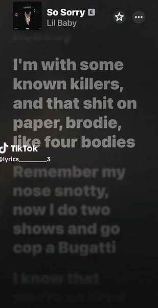 Lil baby - So sorry #lyric #lilbaby #music | so sorry lil baby