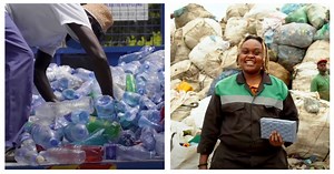 Plastic waste in Africa is being turned into bricks & it's a brilliant solution for a worldwide issue