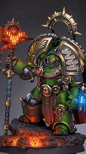 The bulkiness of this Saturnine Terminators is awesome. Here you have some parts of the painting guide is up there. Lots of different kind of reflections . . #warhammer40k #warhammer #warhammercommunity #paintingwarhammer #paintingminiatures | Elminiaturista