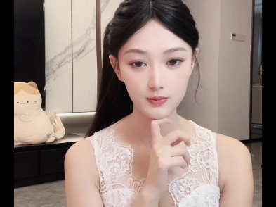 dy 周韵 巨茹勾曼妙身材蕾丝白吊带 2025-12-16 15点