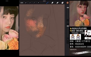 【procreate厚涂】录屏 原图 笔刷 快速！！！