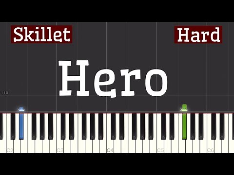 Skillet - Hero Piano Tutorial | Hard