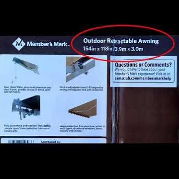 D.I.Y 🌦 Outdoor Retractable Awning 🌞 DIY #retractableawning