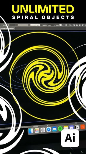 Tim Wingert on Instagram: "How to create unlimited spiral object versions in Adobe Illustrator in just 3 steps! . . . #graphicdesign #graphicdesigner #photoshop #photoshoptutorial #photoshoptips #adobephotoshop #illustrator #graphicdesigndaily #graphicdesigncentral #DigitalDesign #digitalart #design #art #photoedit #typography #typedesign #VisualDesign #DesignTrends #graphicdesigntips #photoshopdesign #photoshoptraining #adobeillustrator #illustratortutorial #illustratortips"