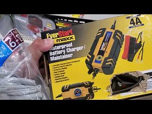 REVIEW- Everstart Maxx 4 Amp Waterproof 12v Automotive and Marine Battery Charger- IS THIS ANY GOOD?