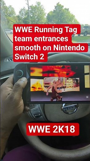 WWE 2k18 running Tag team entrances smoothly on Nintendo Switch 2 @chchudgens0 #nintendoswitch2