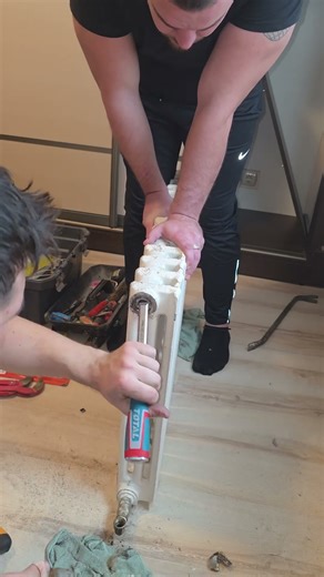 The radiator cap won't unscrew #radiator #plumbing