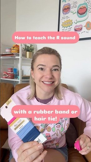 Teach the R Sound with a Rubber Band or Hair Tie!
