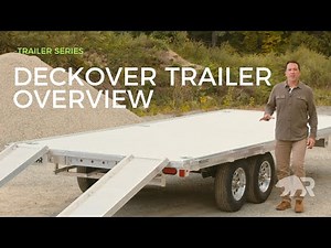 Customizable Aluminum Deckover Trailers | 8' x 20' Rugged Model