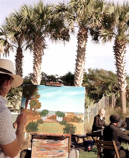 Capturing Beautiful Days with Live Paintings