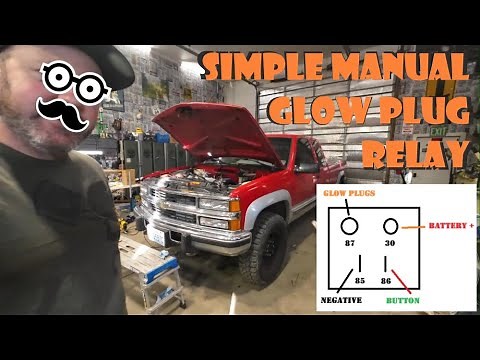6.5 Turbo Diesel Simple Glow Plug Relay How To GMT400 Chevy Silverado