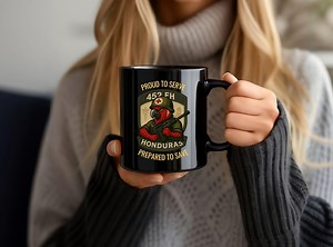 Army Unit Merch Coffee Mug, Military Merch With Your Unit Logo or Patch - Etsy