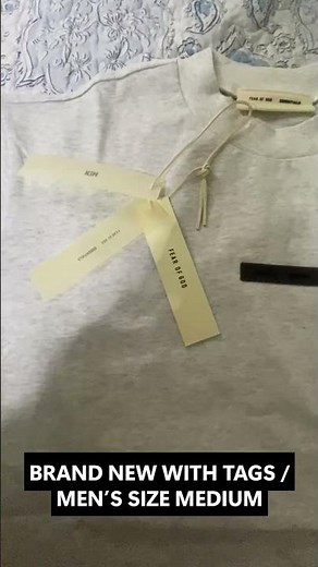 Fear of God Essentials Heather Gray T-Shirt – Men’s M NWT | $45