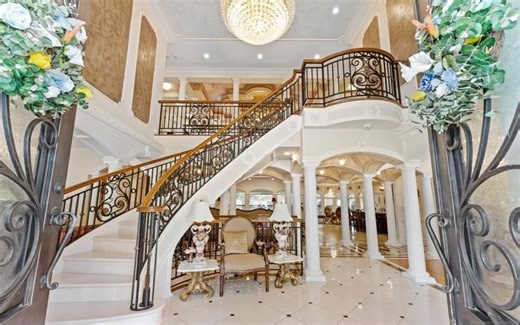 This N.J. luxury home’s indoor pool and waterfall has to be seen to be believed