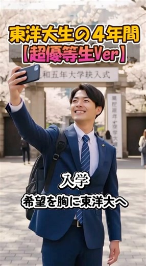 超優秀な東洋大生の４年間 #東洋大学 #日東駒専 #勉強垢