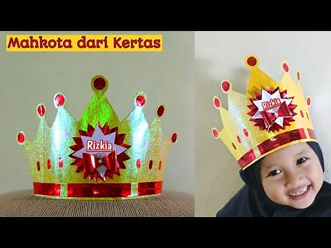 TOPI / MAHKOTA MPLS / MOS / KARNAVAL DARI KERTAS KARTON || MAHKOTA RAJA DARI KERTAS