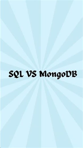 SQL vs MongoDB for Data Science 📊 #datascience #coding #mongodb