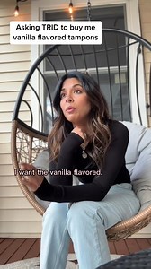 Vanilla flavored tampoons?! 😂 #prank #comedy #reaction | Sheena Melwani