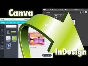Canva @canva to #InDesign conversion