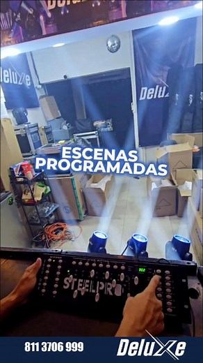 En este video te enseñamos las escenas que programamos para un cliente 😀 PROBEAM 200 CON ARO LED🤩 para darle un plus a tus eventos, fiestas o a donde quiera que las lleves NUEVO MODELO! La más grande de la línea PROBEAM. Robótica Probeam200 de 200w de potencia! 😍 14 (gobos) figuras, 12 colores LED independientes y Prisma de 18 caras. Funciones: DMX512, Maestro/Esclavo, Audiorítmico y Automático. Precio base 6MSI: $8,400 Precio Promo: $7,200 WhatsApp: 8113706999 📍Av. Simón Bolívar 1840, Mitra