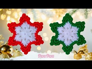 Crochet Snowflake I Crochet Christmas Decorations I Crochet Christmas Ornaments