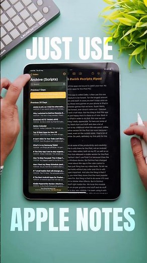 Just use Apple Notes? 📝👀