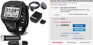 Another Great Deal: Garmin Forerunner 910XT For $239 - Running with Miles